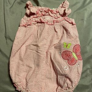 Little Me 6M Pink Butterfly Jumper